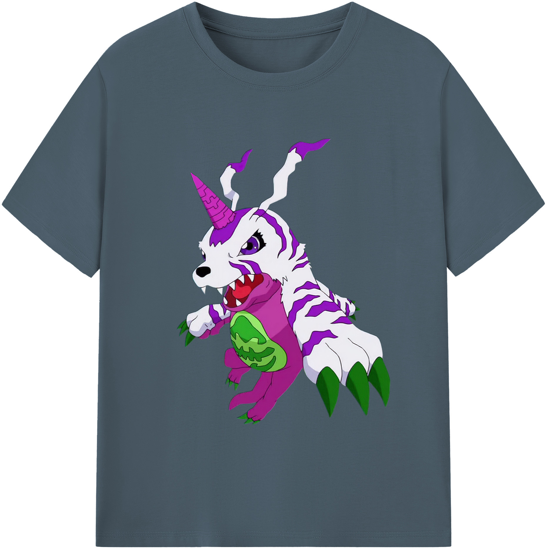 （画像用） Digimon デジタルモンスター/デジモン 綿100％半袖Tシャツ（フロントプリント）